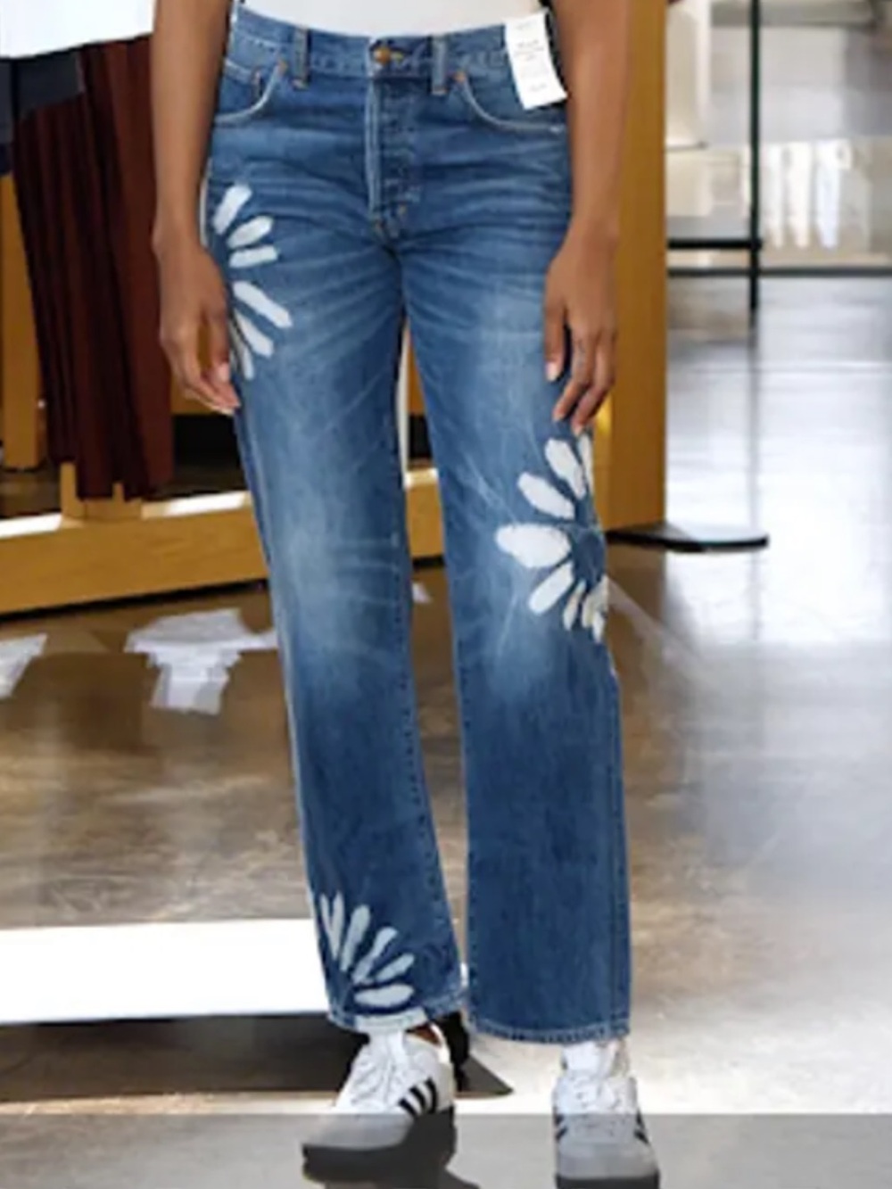 Madewell the dean easy straight florals